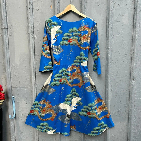 Moixa Chinoiserie Style  Dress, size xxl (**US 8/10) - Picture 1 of 9